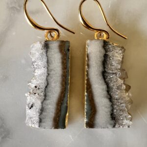 Amethyst & Gold Earrings