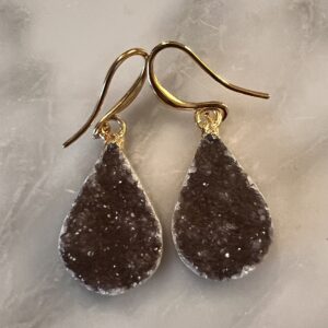 Druzy Quartz Earrings
