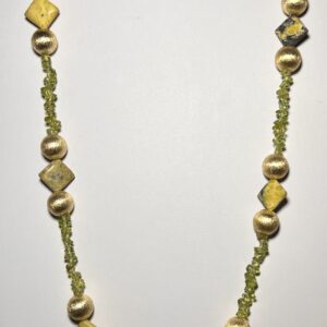 Peridot & Green Jasper Necklace